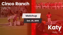 Matchup: Cinco Ranch vs. Katy  2019