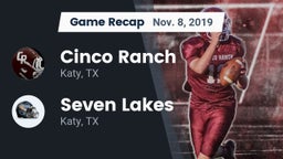 Recap: Cinco Ranch  vs. Seven Lakes  2019