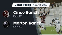 Recap: Cinco Ranch  vs. Morton Ranch  2020