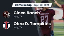 Recap: Cinco Ranch  vs. Obra D. Tompkins  2021