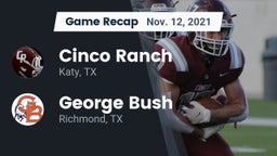 Recap: Cinco Ranch  vs. George Bush  2021