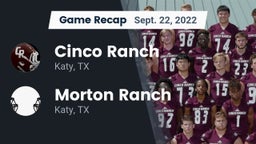 Recap: Cinco Ranch  vs. Morton Ranch  2022