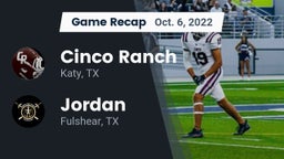 Recap: Cinco Ranch  vs. Jordan  2022