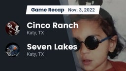 Recap: Cinco Ranch  vs. Seven Lakes  2022