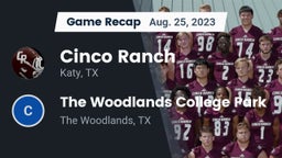Recap: Cinco Ranch  vs. The Woodlands College Park  2023
