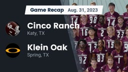 Recap: Cinco Ranch  vs. Klein Oak  2023