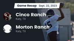 Recap: Cinco Ranch  vs. Morton Ranch  2023