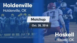 Matchup: Holdenville High vs. Haskell  2016