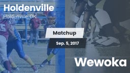 Matchup: Holdenville High vs. Wewoka  2017