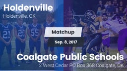 Matchup: Holdenville High vs. Coalgate Public Schools 2017