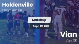 Matchup: Holdenville High vs. Vian  2017