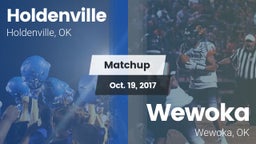 Matchup: Holdenville High vs. Wewoka  2017