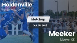 Matchup: Holdenville High vs. Meeker  2018