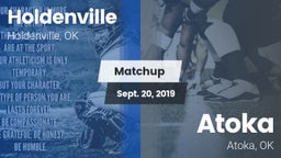 Matchup: Holdenville High vs. Atoka  2019