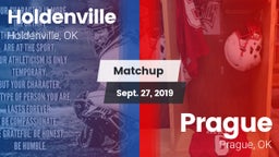 Matchup: Holdenville High vs. Prague  2019