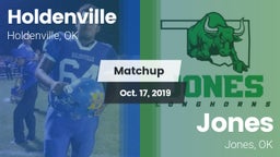 Matchup: Holdenville High vs. Jones  2019