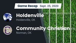 Recap: Holdenville  vs. Community Christian  2020