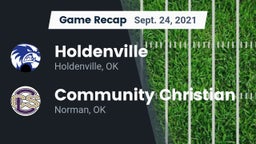 Recap: Holdenville  vs. Community Christian  2021