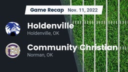 Recap: Holdenville  vs. Community Christian  2022