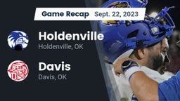 Recap: Holdenville  vs. Davis  2023