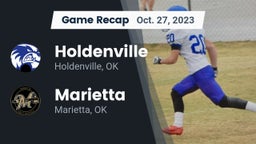 Recap: Holdenville  vs. Marietta  2023