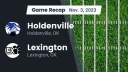 Recap: Holdenville  vs. Lexington  2023