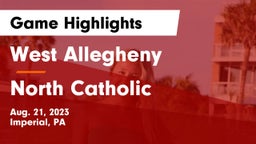 West Allegheny  vs North Catholic  Game Highlights - Aug. 21, 2023