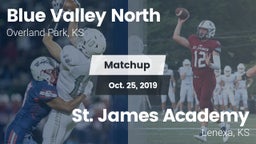 Matchup: Blue Valley North vs. St. James Academy  2019
