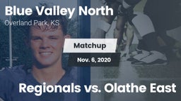 Matchup: Blue Valley North vs. Regionals vs. Olathe East 2020