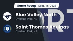 Recap: Blue Valley North  vs. Saint Thomas Aquinas  2022