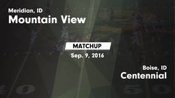 Matchup: Mountain View High vs. Centennial  2016