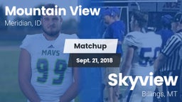 Matchup: Mountain View High vs. Skyview  2018