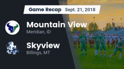 Recap: Mountain View  vs. Skyview  2018