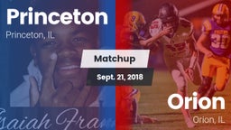 Matchup: Princeton High vs. Orion  2018