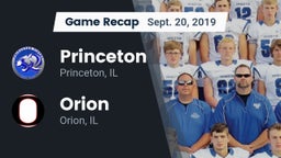 Recap: Princeton  vs. Orion  2019