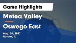 Metea Valley  vs Oswego East  Game Highlights - Aug. 30, 2022