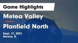 Metea Valley  vs Planfield North Game Highlights - Sept. 17, 2022