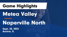 Metea Valley  vs Naperville North  Game Highlights - Sept. 28, 2023