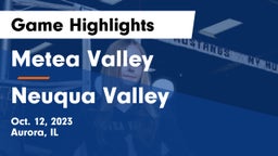 Metea Valley  vs Neuqua Valley  Game Highlights - Oct. 12, 2023