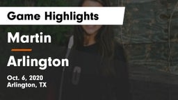 Martin  vs Arlington  Game Highlights - Oct. 6, 2020