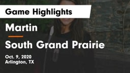 Martin  vs South Grand Prairie  Game Highlights - Oct. 9, 2020