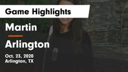 Martin  vs Arlington  Game Highlights - Oct. 23, 2020