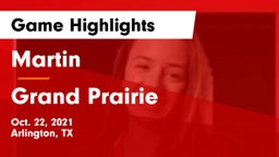 Martin  vs Grand Prairie  Game Highlights - Oct. 22, 2021