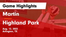 Martin  vs Highland Park  Game Highlights - Aug. 12, 2022