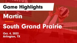 Martin  vs South Grand Prairie  Game Highlights - Oct. 4, 2022