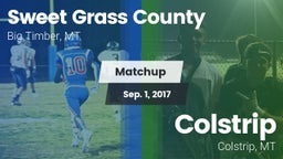 Matchup: Sweet Grass County vs. Colstrip  2017