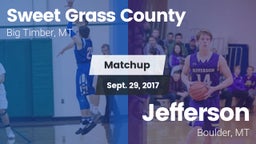 Matchup: Sweet Grass County vs. Jefferson  2017