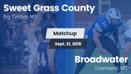 Matchup: Sweet Grass County vs. Broadwater  2018
