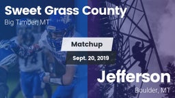 Matchup: Sweet Grass County vs. Jefferson  2019