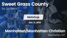 Matchup: Sweet Grass County vs. Manhattan/Manhattan Christian  2019